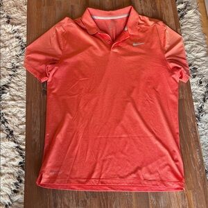 Nike Orange Golf Polo Shirt